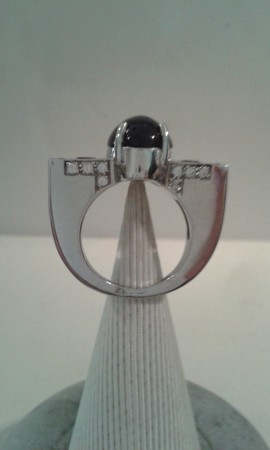 #bague or gris Art Deco